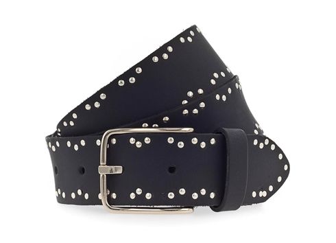 Vanzetti 35mm Leather Belt W80 Black