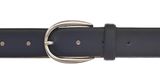 Vanzetti 30mm Leather Belt W100 Navy - shortenable