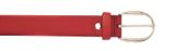 Vanzetti 30mm Leather Belt W75 Red - kürzbar