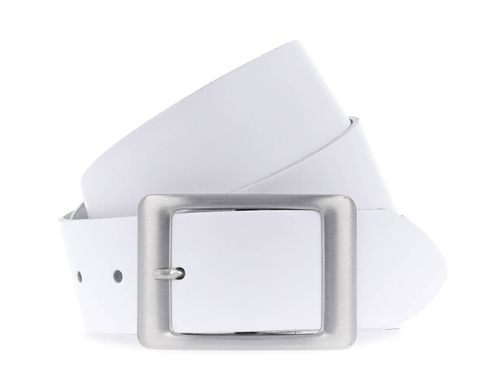 Vanzetti Classics 40mm Leather Belt W95 White