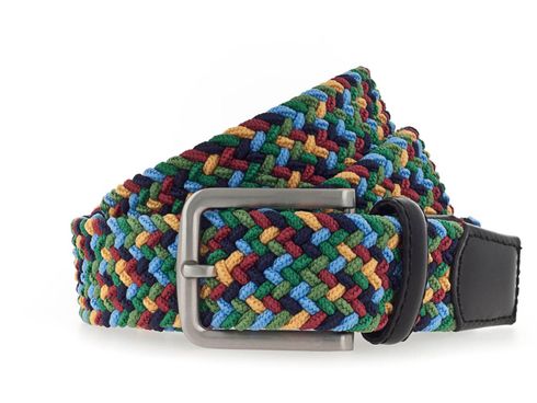 Vanzetti A Day at the Seaside 35mm Stretch-Strapbelt W95 Multi