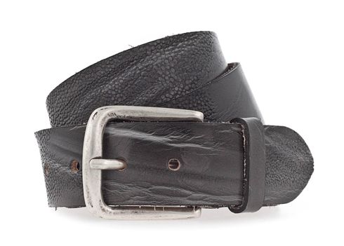 Vanzetti 40mm Leather Belt W115 Steel Gray