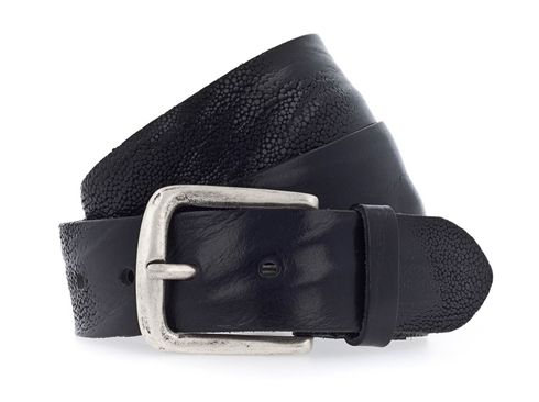 Vanzetti 40mm Leather Belt W80 Black