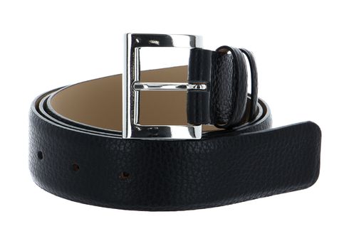abro Leather Adria Belt W85 Black / Nickel