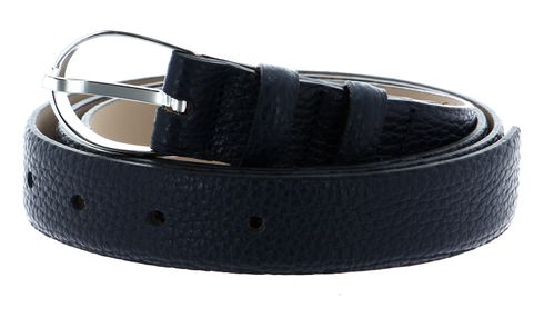 abro Leather Adria Classic Belt W90 Navy