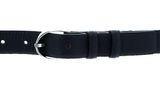 abro Leather Adria Classic Belt W95 Navy abro Leather Adria Classic Belt W95 Navy