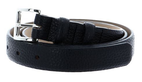 abro Leather Adria Basic Belt W85 Black / Nickel