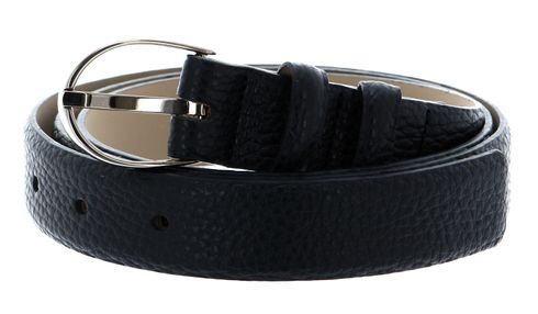 abro Leather Adria Classic Belt W90 Black / Gold