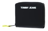 TOMMY HILFIGER TJW Femme PU Small Zip Around Wallet Black TOMMY HILFIGER TJW Femme PU Small Zip Around Wallet Black