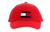 TOMMY HILFIGER Big Flag Kids Cap XL Deep Crimson