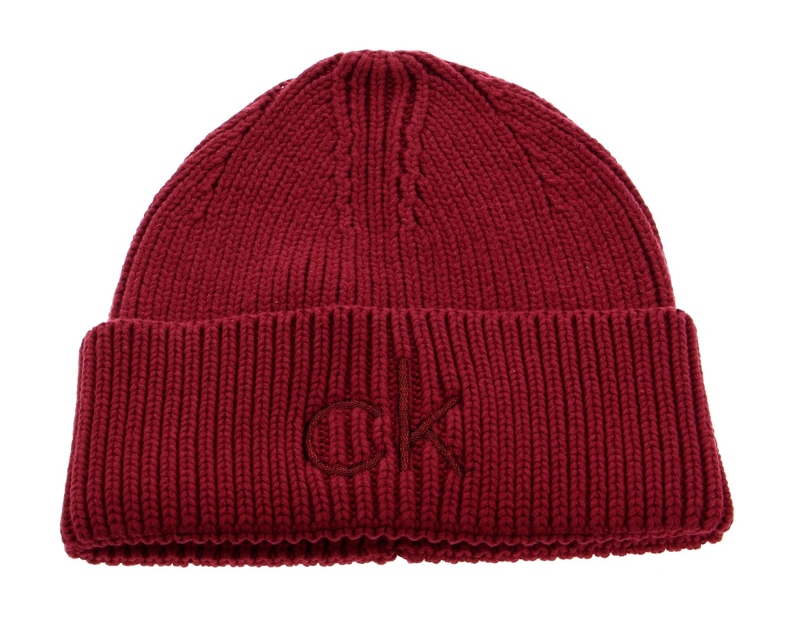 Calvin Klein cap Beanie Red Currant 