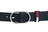 TOMMY HILFIGER TJW Oval 3.0 Belt W90 Twilight Navy TOMMY HILFIGER TJW Oval 3.0 Belt W90 Twilight Navy