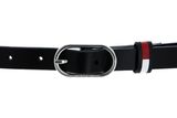 TOMMY HILFIGER TJW Oval 2.0 Belt W95 Black