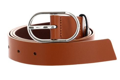 TOMMY HILFIGER TJW Oval 3.0 Belt W95 Cognac