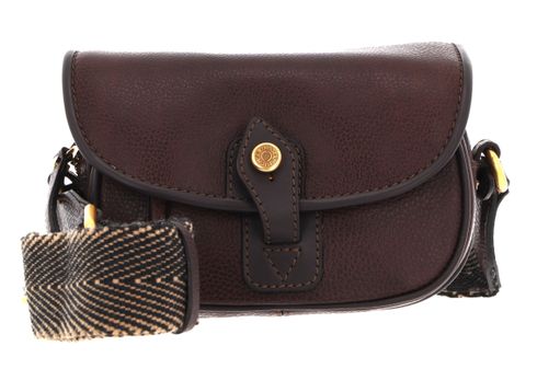 GIANNI CHIARINI Michelle Crossbody Bag Dark Brown