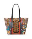 Desigual Bols Gala Bombay Shopping Bag Multicolor Fuchsia Desigual Bols Gala Bombay Shopping Bag Multicolor Fuchsia