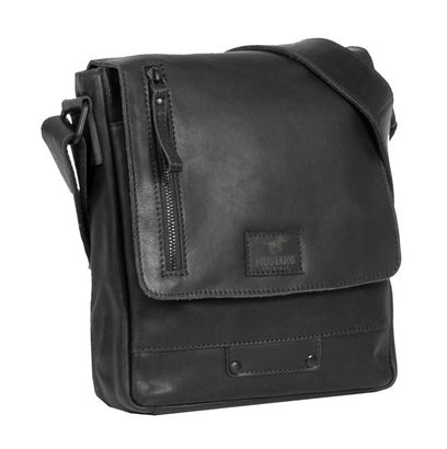 MUSTANG San Marino Leather Crossbody Bag Black