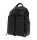 PIQUADRO Blue Square Revamp Computer Backpack with Pocket Nero