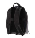 PIQUADRO Blue Square Revamp Computer Backpack with Pocket Nero