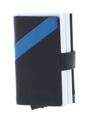 PIQUADRO PQN Double Compact Wallet Blu