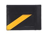 PIQUADRO PQN Pocket Credit Card Pouch RFID Nero / Giallo PIQUADRO PQN Pocket Credit Card Pouch RFID Nero / Giallo