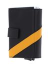 PIQUADRO PQN Double Compact Wallet Nero / Giallo