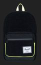 Herschel Pop Quiz Backpack Black Enzyme Ripstop / Black / Safety Yellow