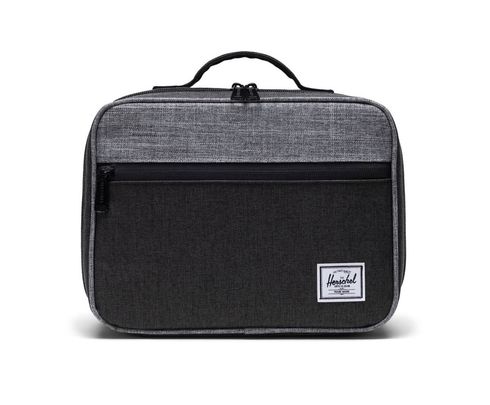 Herschel Pouches Pop Quiz Lunch Box Black Crosshatch / Black / Raven Crosshatch