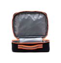 Herschel Pouches Pop Quiz Lunch Box Sharkskin Enzyme Ripstop / Black Enzyme Ripstop / Shocking Orange