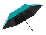 Knirps U.200 Ultra Light Duomatic Turquoise With Black Coating