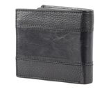 U.S. POLO ASSN. Horizontal Wallet with Coin and Flap Black U.S. POLO ASSN. Horizontal Wallet with Coin and Flap Black
