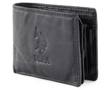 U.S. POLO ASSN. Horizontal Wallet with Coin and Flap Blue U.S. POLO ASSN. Horizontal Wallet with Coin and Flap Blue