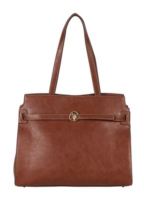 U.S. POLO ASSN. Argentario Shopping Bag Brown