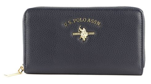 U.S. POLO ASSN. Stanford Zip Around Wallet Navy