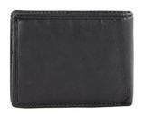 U.S. POLO ASSN. Horizontal Wallet with Coin and Flap Black