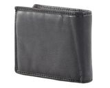 U.S. POLO ASSN. Horizontal Wallet with Coin and Flap Black