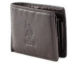 U.S. POLO ASSN. Horizontal Wallet with Coin and Flap Brown U.S. POLO ASSN. Horizontal Wallet with Coin and Flap Brown