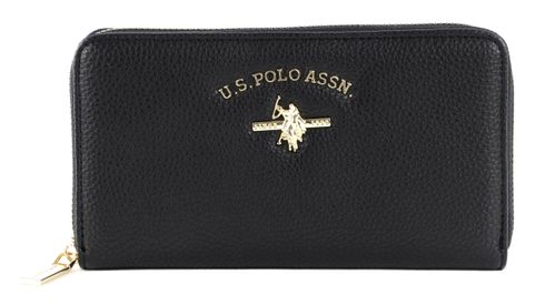 U.S. POLO ASSN. Stanford Zip Around Wallet Black