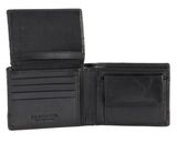 U.S. POLO ASSN. Horizontal Wallet with Coin and Flap Black U.S. POLO ASSN. Horizontal Wallet with Coin and Flap Black