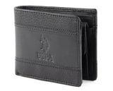 U.S. POLO ASSN. Horizontal Wallet with Coin and Flap Black U.S. POLO ASSN. Horizontal Wallet with Coin and Flap Black