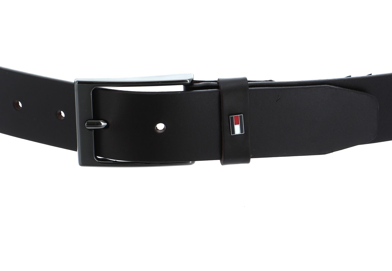 TOMMY HILFIGER Layton Leather Belt 3.5 W115 Testa di Moro TOMMY HILFIGER Layton Leather Belt 3.5 W115 Testa di Moro