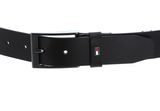 TOMMY HILFIGER Layton Leather Belt 3.5 W80 Testa di Moro TOMMY HILFIGER Layton Leather Belt 3.5 W80 Testa di Moro