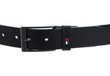 TOMMY HILFIGER Layton Leather Belt 3.5 W80 Black