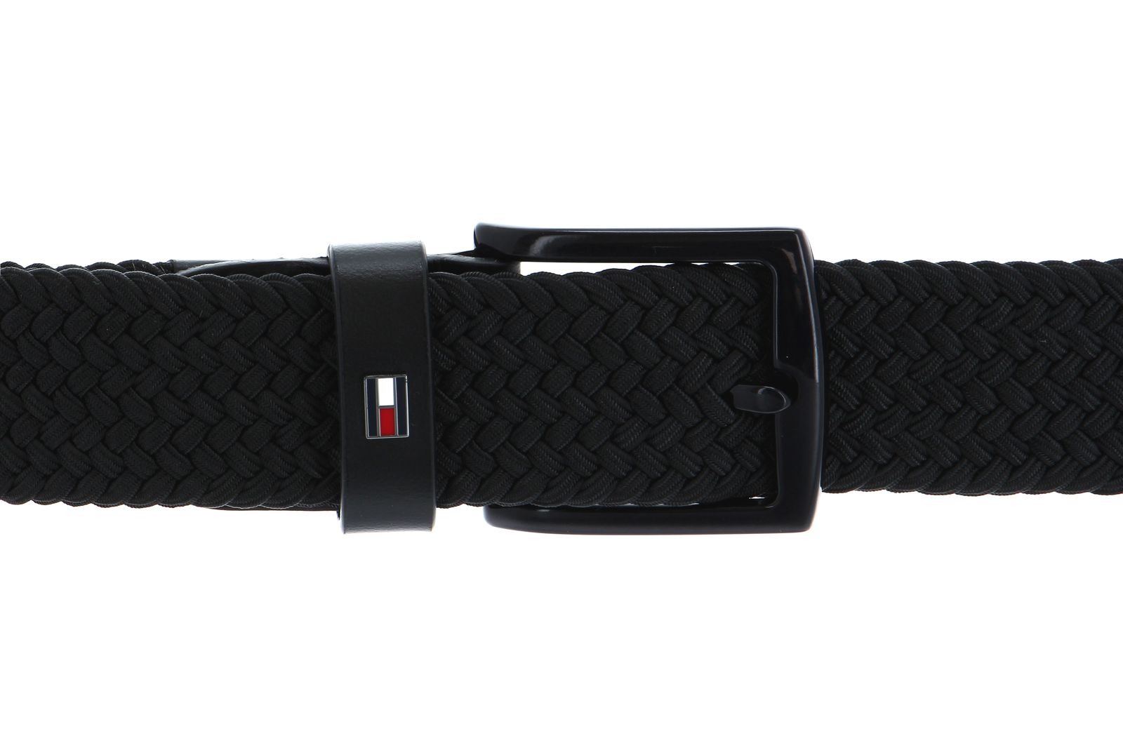 TOMMY HILFIGER Denton Elastic Belt 3.5 W115 Black