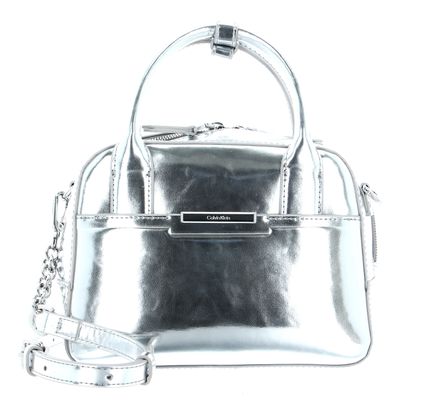 Calvin Klein Focused Bowling Bag SM Silver