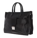 THE BRIDGE Dante 2 Handle Briefcase Nero / Palladio o Nickel