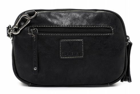 Bolso Bandolera SURI FREY Lissy Crossover - Negro, Múltiples Compartimentos, Correa Ajustable