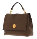 COCCINELLE Liya Handbag Moss Green / Chocolate