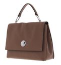 COCCINELLE Liya Top Handle Bag Taupe COCCINELLE Liya Top Handle Bag Taupe