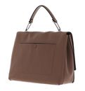 COCCINELLE Liya Top Handle Bag Taupe COCCINELLE Liya Top Handle Bag Taupe